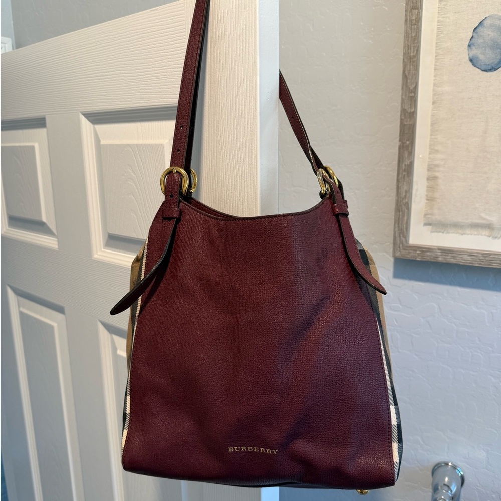 Burberry Deep Burgundy Shoulder Bag